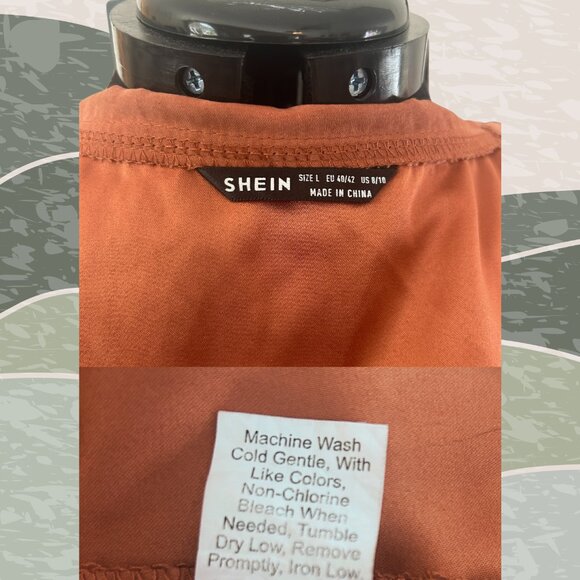 🔥 Sleek & Chic Shein Faux Suede Trench Dress (L) 🔥 - Picture 5 of 5